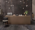 Gres podłogowy duży format cieńkie grafitowe rdzawe wiełki format ABK Interno 9 Dark Rett 160x320-20819
