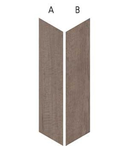 WOW Chevron A Wood Dark 9,8x52,2 płytka drewnopodobna