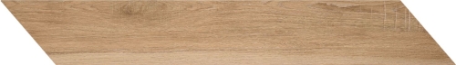 Płytka podłogowa do salonu Francuska jodełka gres złoty dąb Marazzi  Treverkmust Beige Selection Chevron M0CF 73,2X11,8-3