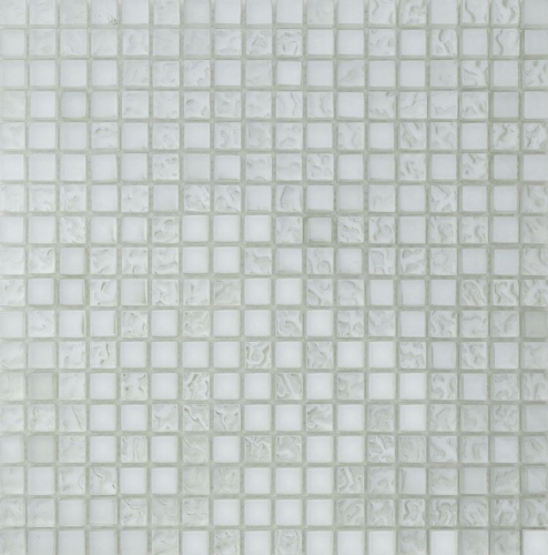 Mozaika biała przezroczyste szkło Dell Arte Silver White 30,5x30,5-2