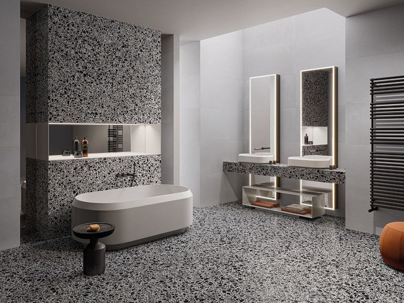 Emil Ceramica Medley Minimal Grey 30x60 EH71 płytka gresowa lastryko 125882