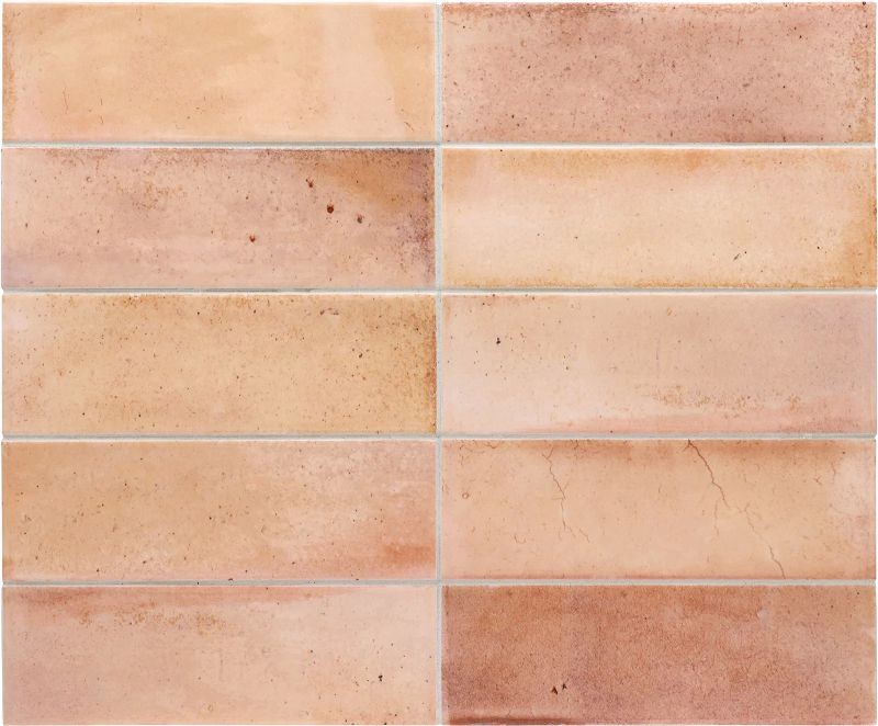 Equipe Hanoi Pink 6,5x20 płytki cegiełki rustykalne 127692