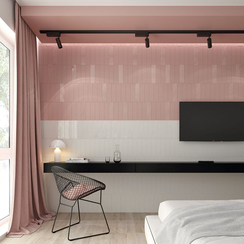 WOW Grace White Gloss 7,5x30 płytka ścienna cegiełka 155988