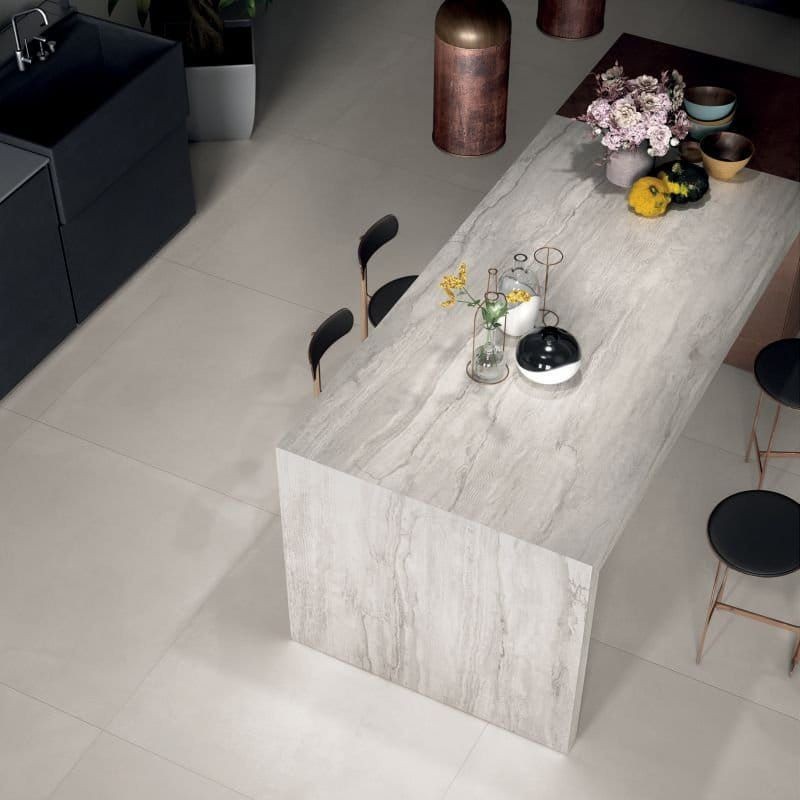 Ariana Concrea Plain White Naturale 120x120 płytki gresowe imitujące beton 114385