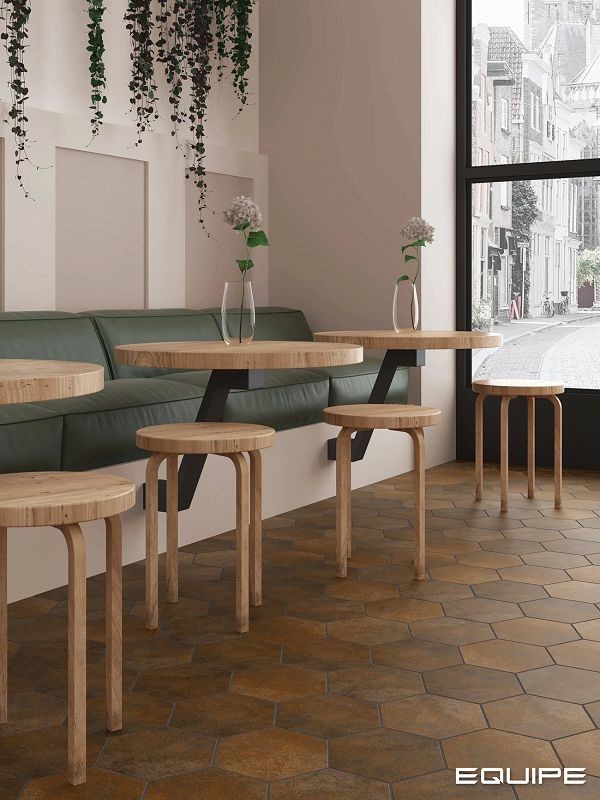 Equipe Oxide Hex Robin 17,5x20 płytki metalizowane heksagonalne 128380