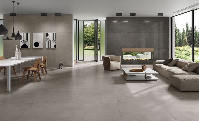 Cercom Infiniti Concrete Naturale 60x60 płytki gresowe imitujące beton 119966