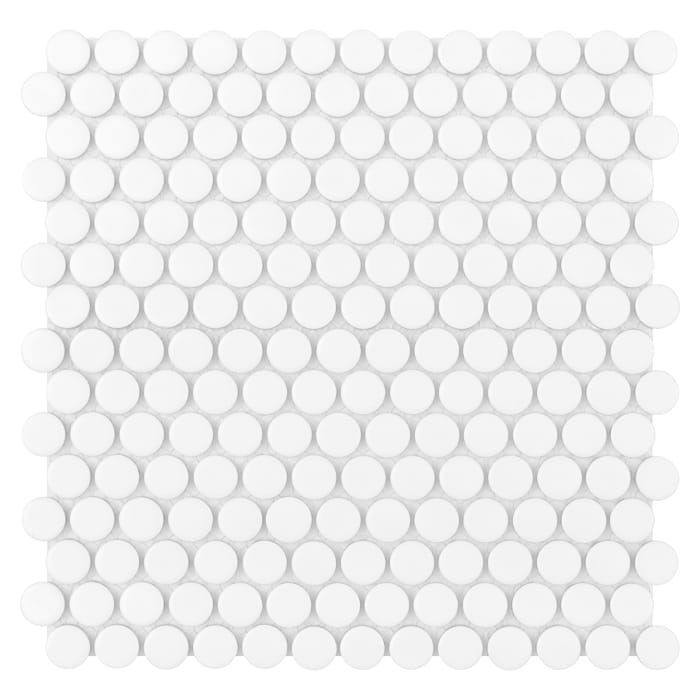 Dunin Miss Penny White Matt 27,2x27,4 mozaika dekoracyjna 103634