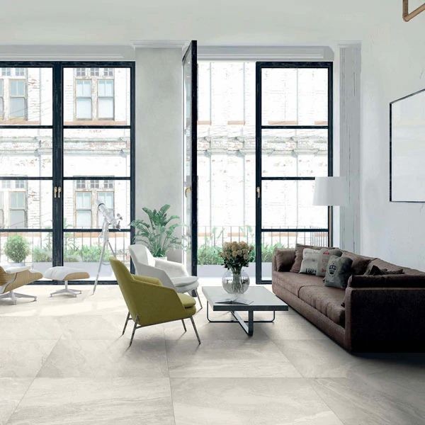 Cercom MB3 Ghiaccio 100x100 płytki gresowe imitujące kamień 120112