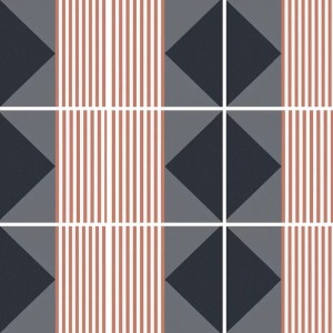 Equipe Bauhome Stritch Cold 20x20 płytki patchwork gresowe