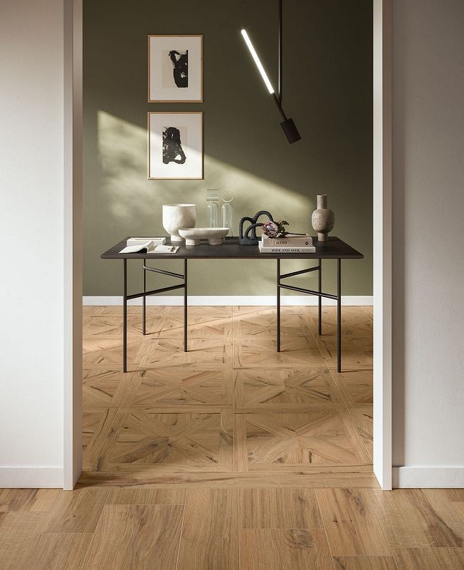 Serenissima Cassettone Rovere Antico 60x60 płytki gresowe imitujące drewno 151856