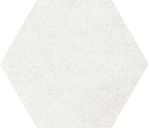 Płytki podłogowe biały heksagonalny matowy Equipe Hexatile Cement White 17.5X20 crp