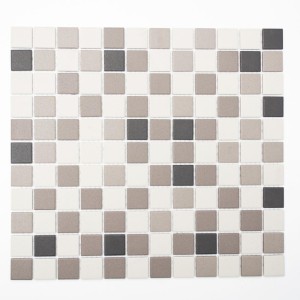 Mozaika mix beżowa-brązowa mat kwadratowa Metropol MM 0059 32,7 x 30,2