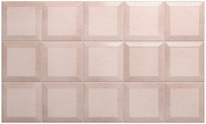 Equipe Memphis Pink 10x10 płytki ścienne cegiełki 128247