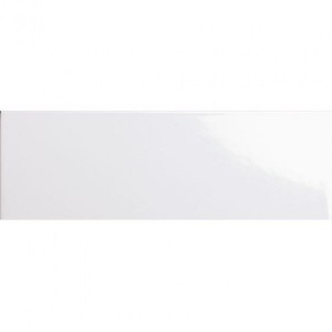 Ribesalbes Ceramica Blanco Brillo Liso 7,5x30 płytka ścienna prosta cegiełka