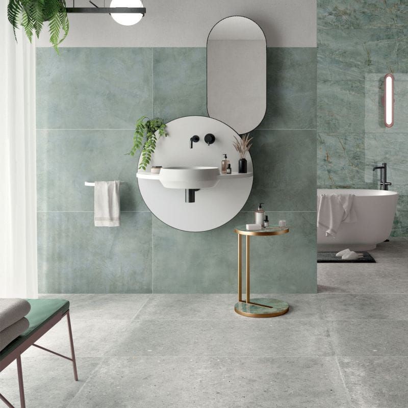 Ariana Nobile Emerald Green Lux 120x120 płytki marmurowe gresowe 105009