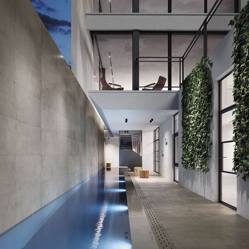 Cercom Infiniti Concrete Naturale 80x80 płytki gresowe imitujące beton 119971