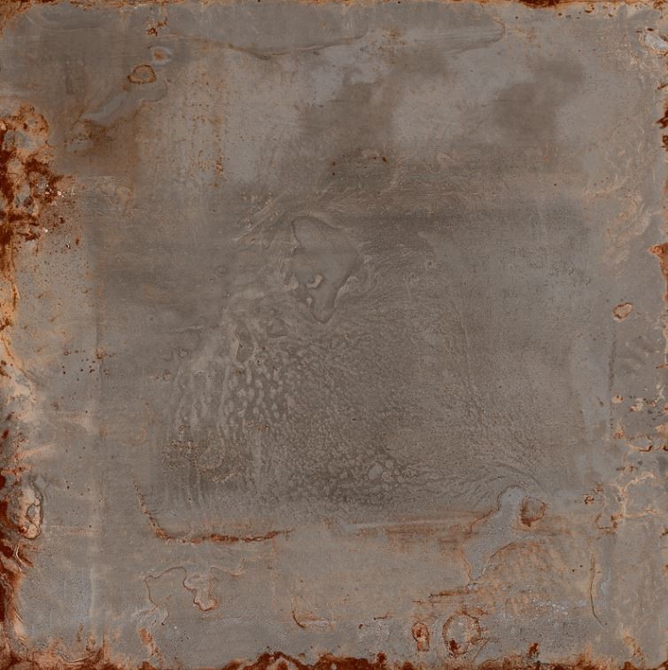 Płytki brąz przetarte ze rdzą metalizowane industrialne Sant Agostino Oxidart Iron 90x90 79326