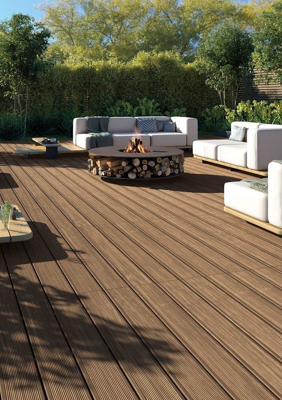 Vives Moorea-R Marron 14,3x119,3 płytki drewnopodobne gresowe 154179