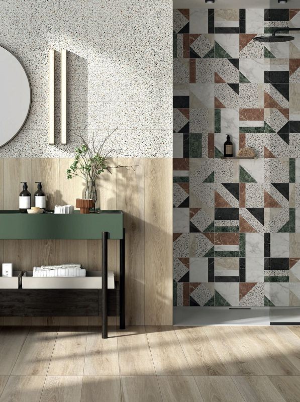 ABK Play Marble White 20x20 płytka gresowa patchwork 107842