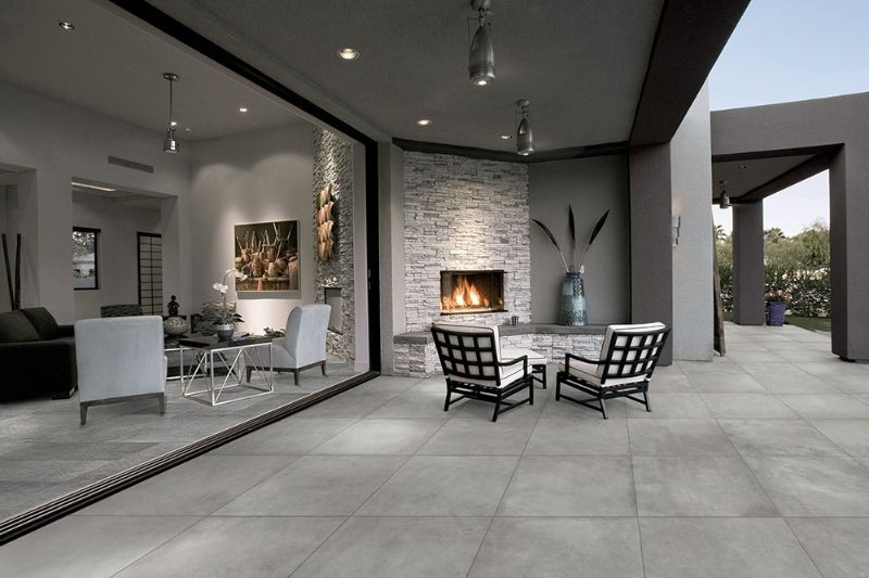 Abitare Icon Smoke 60x60 płytka gresowa imitująca beton 107628