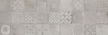 Płytki ścienne, szare Marazzi Materika Decoro Grigio/Antracite 40x120 62293