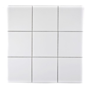 Mozaika monokolor biała mat duży kwadrat Metropol MM 0842 29,8 x 29,8