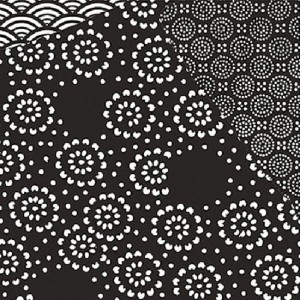 Fioranese Kintsugi Japan-Mix B&W Lucido 20x20 KTJX201 płytki patchwork gresowe