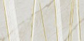 Płytki sćienne marmur biały z brąz paski Gardenia Orchidea Unique Marmi Linee Comp2 Calacatta 40x80 93714