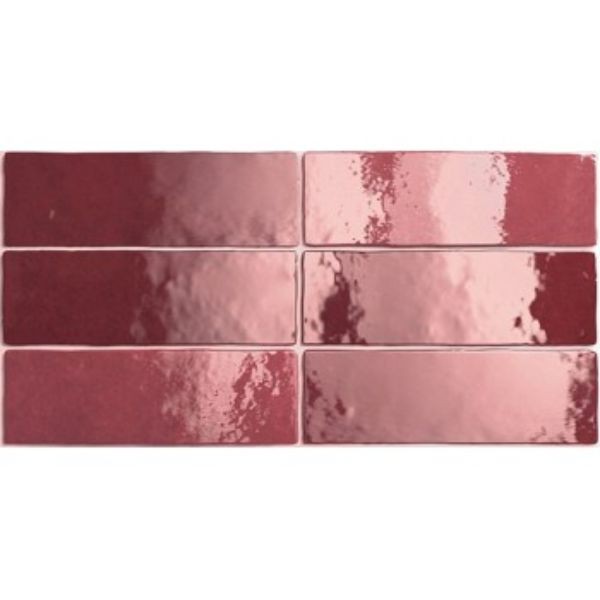 Equipe Artisan Burgundy 6,5x20 płytka ścienna 158888