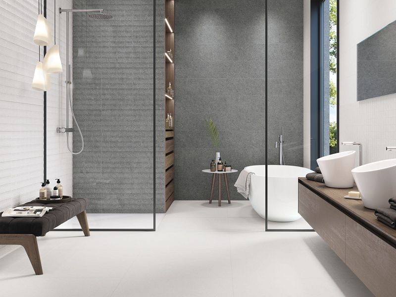 Cifre Granite White Antislip Mate Rect. 60x60 płytka imitująca kamień 121520