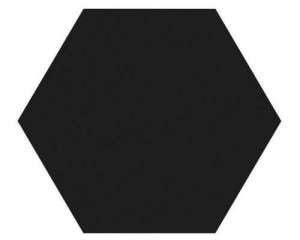 ITT Hexa Black 23x27 płytka heksagonalna