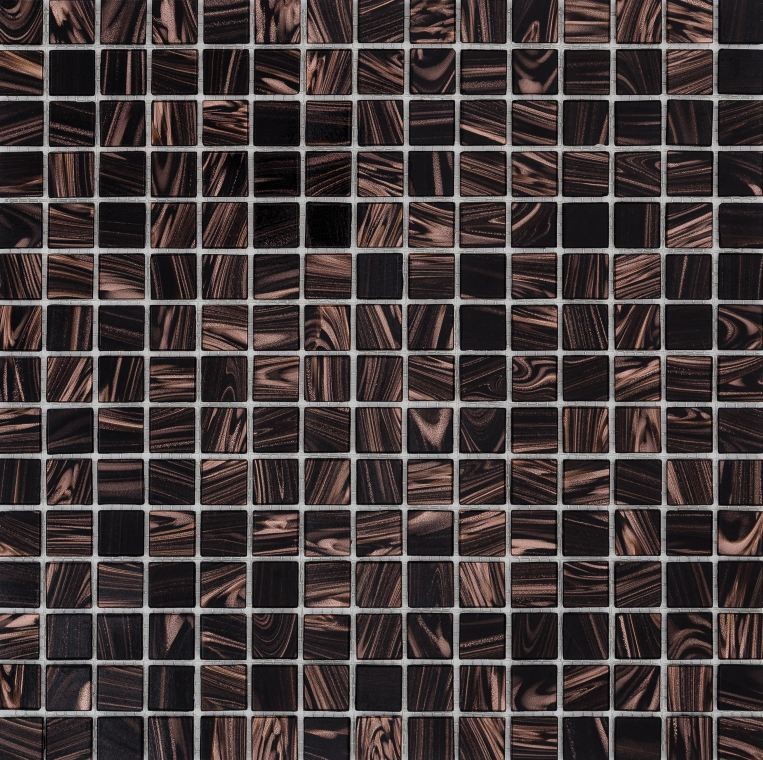 Mozaika z muszli brązowa perła szkło Dell Arte Bisanzio Dark 32,7x32,7 100387