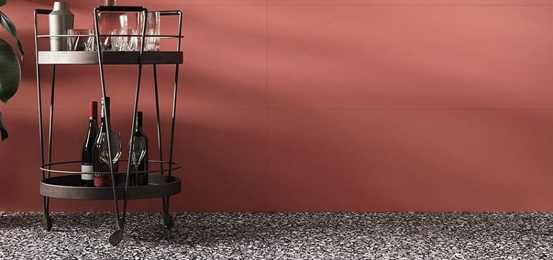 Casalgrande Padana Atelier Rubino Matt 40x120 płytki ścienne monokolor 118256