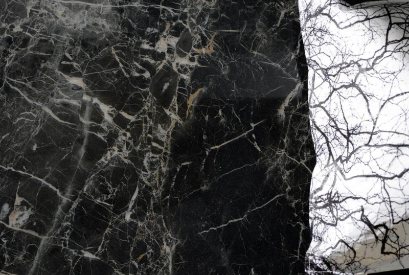 Płytki-spieki imitujące ciemno-brązowy marmur połysk Marazzi Grande Marble Look S. Laurent Lux M0GA 120x240 46810