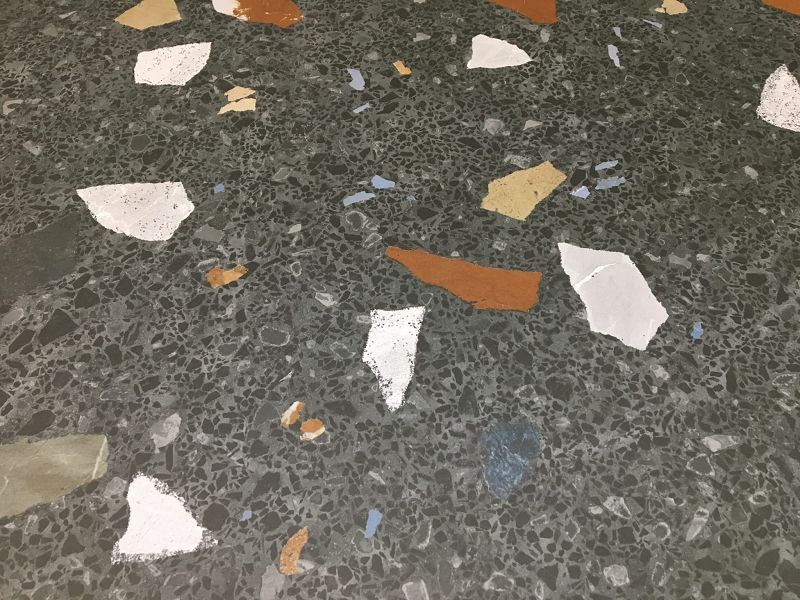 Arcana Stracciatella-R Grafito 80x80 płytka gresowa lastryko 113918