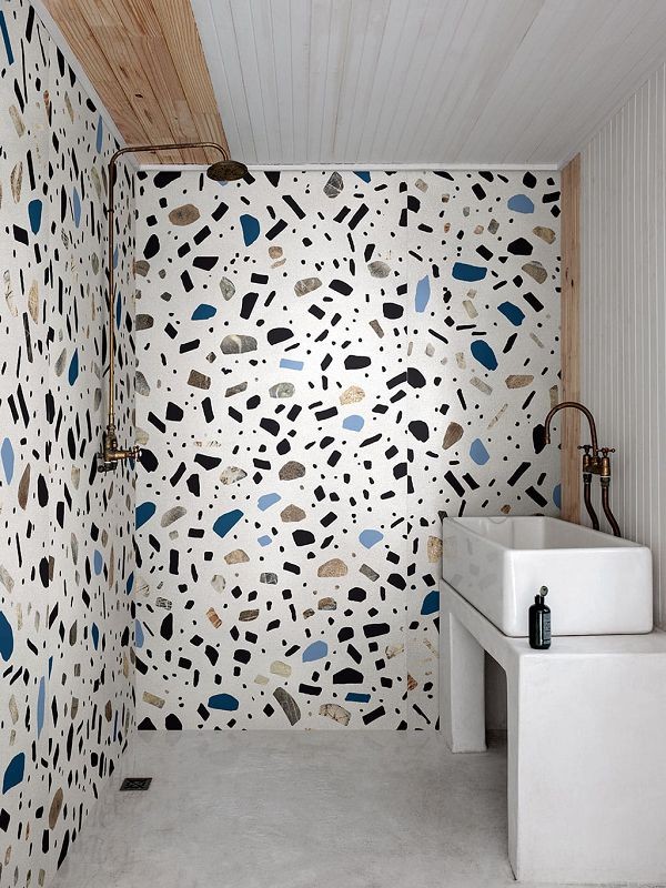 Fioranese Ghiaia Maxi Bianco Lucidato 60x60 GHX601L płytki gresowe lastryko 129799