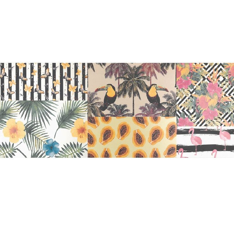 Aparici Markham Botanica B 44,63x119,30 płytka ścienna patchwork 109551