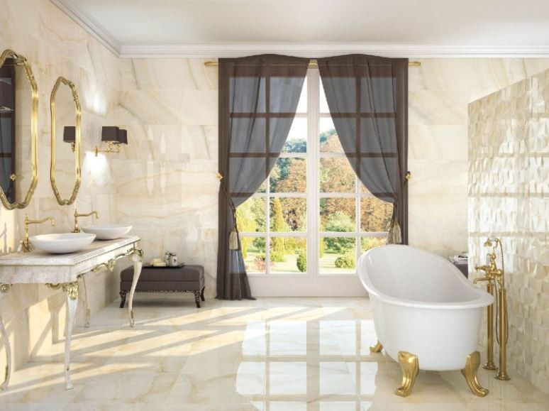 Gres podłogowy onyx Saloni Dorex Beige 60 x 60 bn 32099