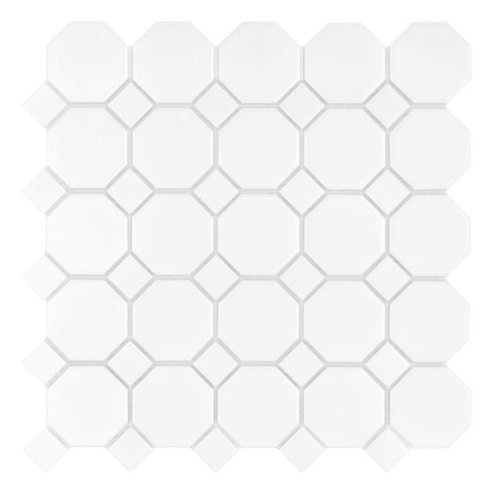 Dunin Mini Octagon White 55 Matt 29,5x29,5 mozaika heksagonalna 103689