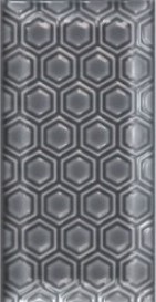 Płytki dekoracyjni Equipe Metro Dark Grey 7.5X15 21429
