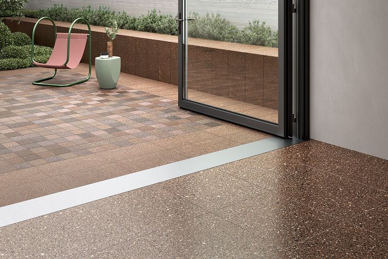 Coem Porfirica Aglo Brown Naturale Rettificato 75x75 POA758R płytki gresowe lastryko 124112
