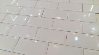 Ribesalbes Ceramica Bisel Blanco Brillo 7,5x15 płytka ścienna 150230