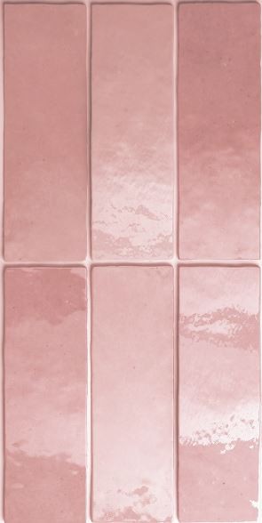Płytki-cegiełki różowe Equipe Artisan Rose Mallow 6,5x20 31964