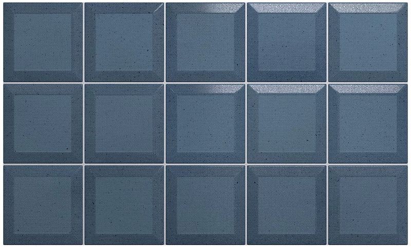 Equipe Memphis Cerulean Blue 10x10 płytki ścienne cegiełki 128224