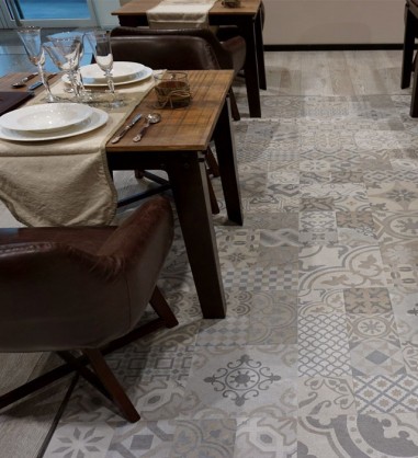 Płytki szare beż worzyste Porcelanosa Dover Antique patchworkowe P34707571 33.3x100 43062