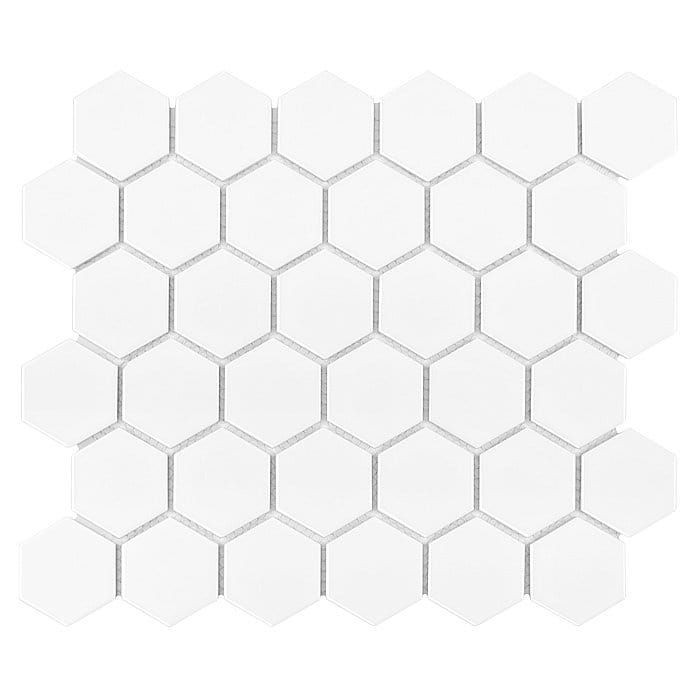 Dunin Hexagon White Matt 51 28,2x27,1 mozaika biała matowa 103527