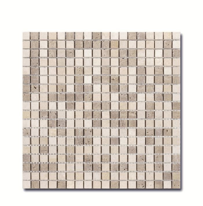 Mozaika kamień beż El Casa Travertyn Beige 30,5x30,5 cm 9390