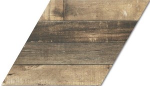 Gres jodełka beż-brąz Realonda Diamond Pallet Tobacco Chevron L 70x40 (lewy) dms
