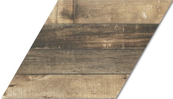 Gres jodełka beż-brąz Realonda Diamond Pallet Tobacco Chevron L 70x40 (lewy) dms 39553
