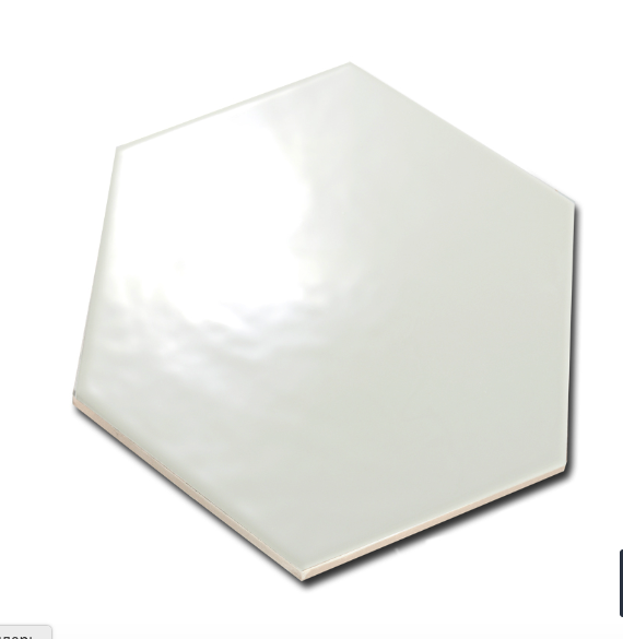 Płytki heksagonalne białe matowe Equipe hexatile Blanco Mate 17.5X20 crp,ir 66174